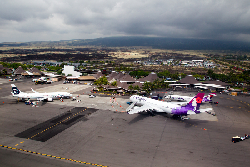 Kona Airport is a hub for Mokulele Airlines